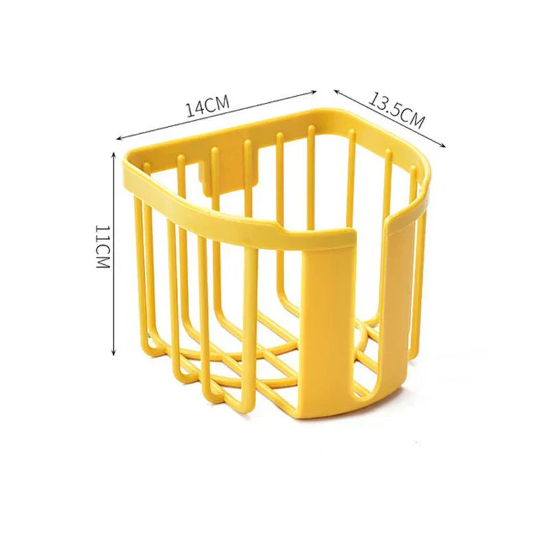 Punch-Free Toilettenpapierregal Badezimmer Küche Tissue Box Wandmontage Klebepapier Aufbewahrungsbox Toilettenpapierhalter Rollenpapier